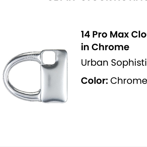14 PRO MAX CLOUD CASE IN CHROME - Picture 6 of 6